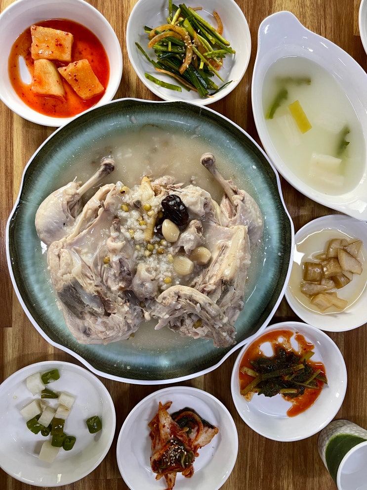  군산누룽지백숙 맛집 뜨락에서 닭백숙 먹고 몸보신하기