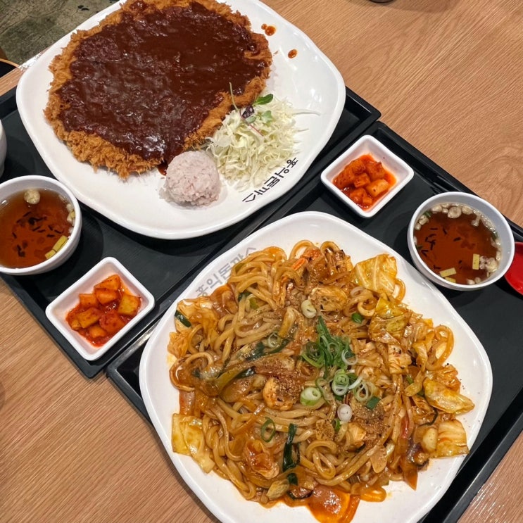  송도동맛집 홍익돈까스 송도점 볶음짬뽕도 존맛탱