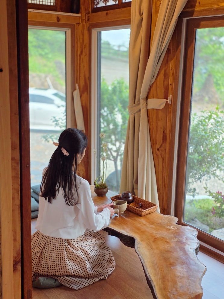  하동 삼성궁 숙소 가족여행 하기 좋은 하동 계곡 펜션, 한옥스테이 하목