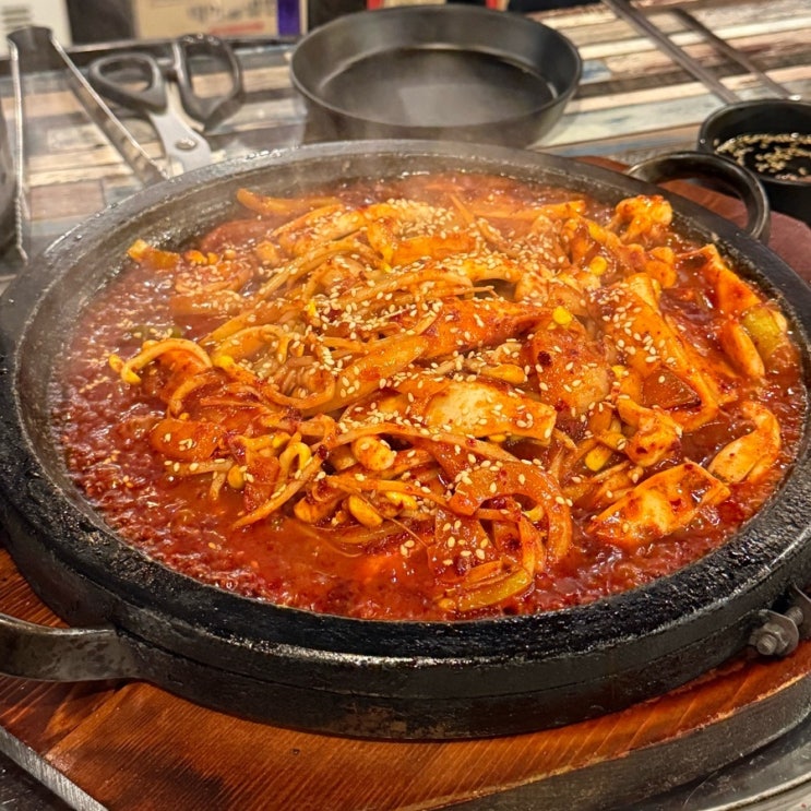  김해장유맛집 해탄 오징어튀김 오징어초무침 삼겹 수육
