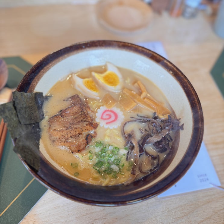  [제주 안덕면 맛집] 화순 타무라멘, 찐한 돈코츠 라멘 한 그릇