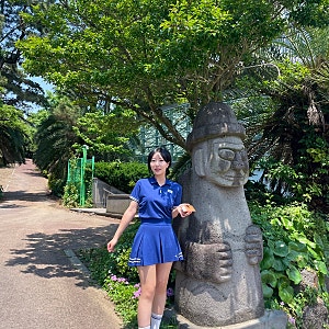 [ 디아도라 ] 그라지아 PK 반팔 티셔츠 스커트 BLUE 후기, 여자 테니스복 추천