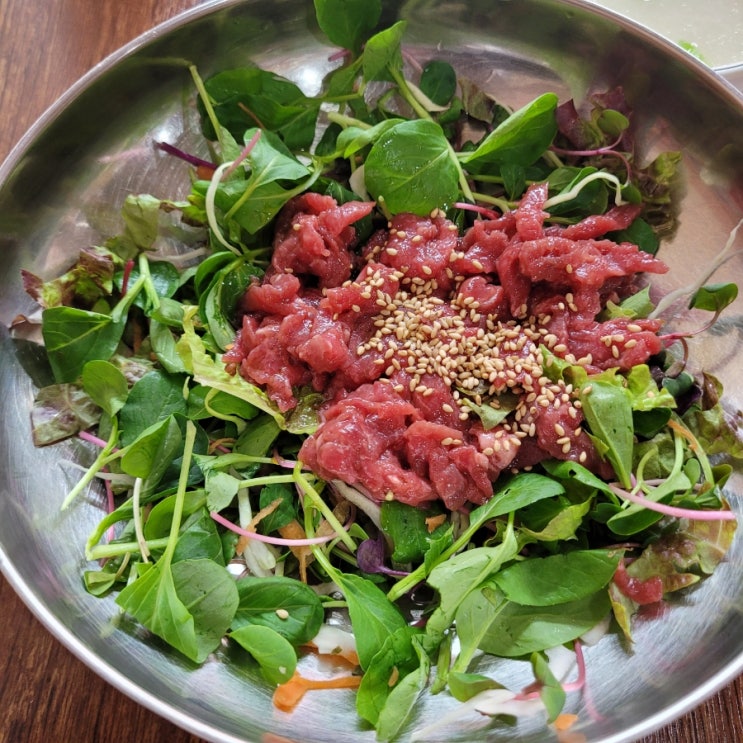  석촌역ㆍ잠실역맛집:[한우림 송파점]후기/ 한우 육회 비빔밥 8,000원인데 맛있어요!!!!