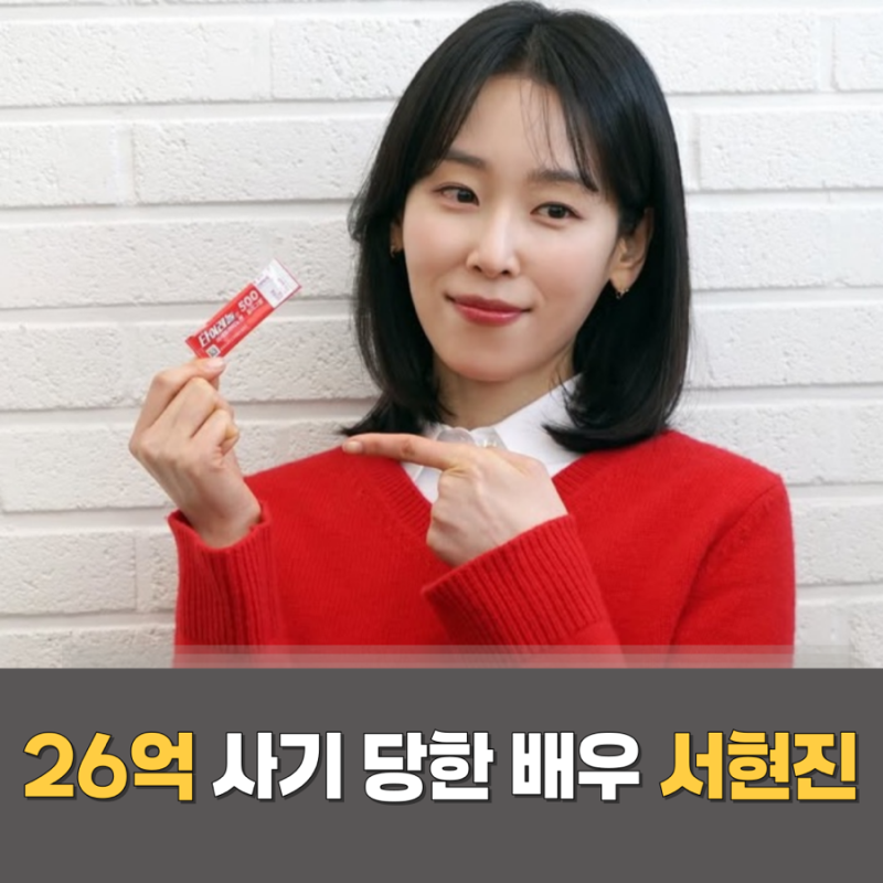 26억대 사기 당한 배우 서현진. 드라마 아니고 리얼. 대체 무슨 일일까?