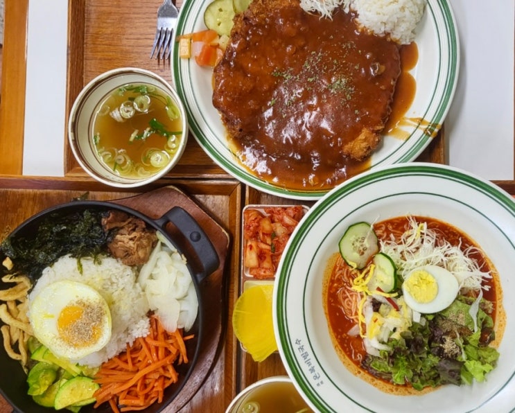  합정역근처맛집 <온복비빔국수 본점> 돈까스, 비빔국수, 비빔밥 후기