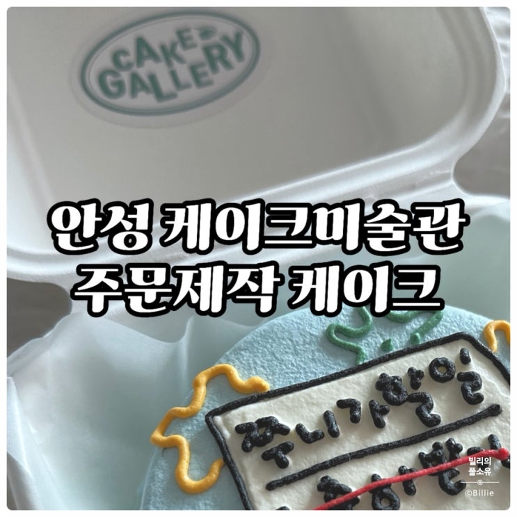  #내돈내산 [안성] 케이크 미술관 주문제작 케이크 후기