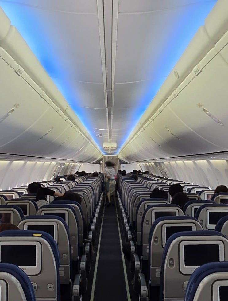  타이베이-부산 B737-900 특별식과 엑스트라레그룸으로 편안하게