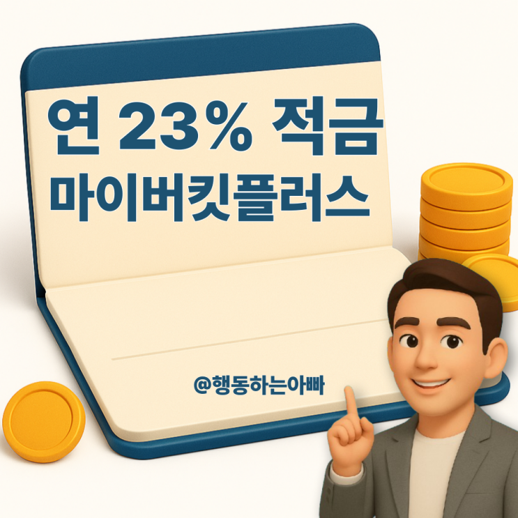  최대 연 23% 금리!? 6개월 단기 목돈 마련 '마이버킷플러스 정기적금' 추천 | 고려저축은행x신한카드