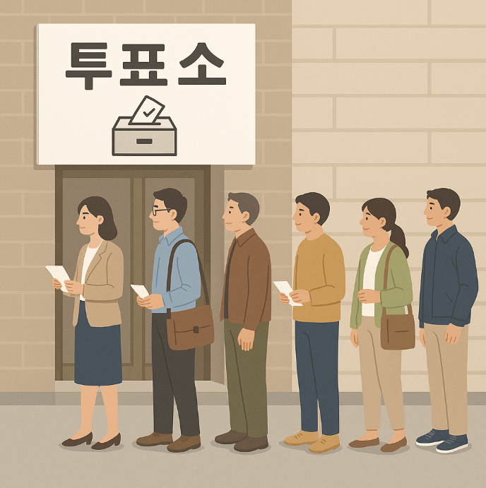 ️ 제<b>21대 대선</b>, 낮 12시 <b>투표율</b> 22.9%! 전국 판세는 어디로?