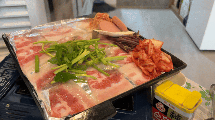  김포 구래역 고기 맛집 88냉삼에서 외식한날