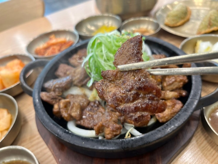  대전 관평동 맛집 직장인 점심, 회식 맛집! 교동면옥 관평점  석갈비&물냉면, 튀김만두까지 아이와 먹어본 후기