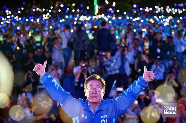 제21대 대통령 <b>이재명 당선 유력</b>! 역대 득표율 비교