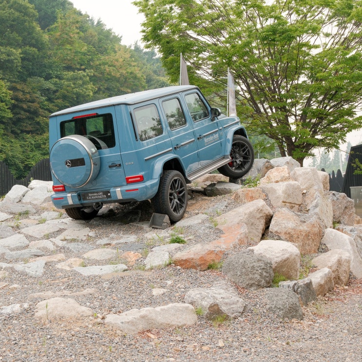 용인 메르세데스-벤츠 SUV 익스피리언스 센터에서 더욱 강력해진 G바겐 오프로드 체험