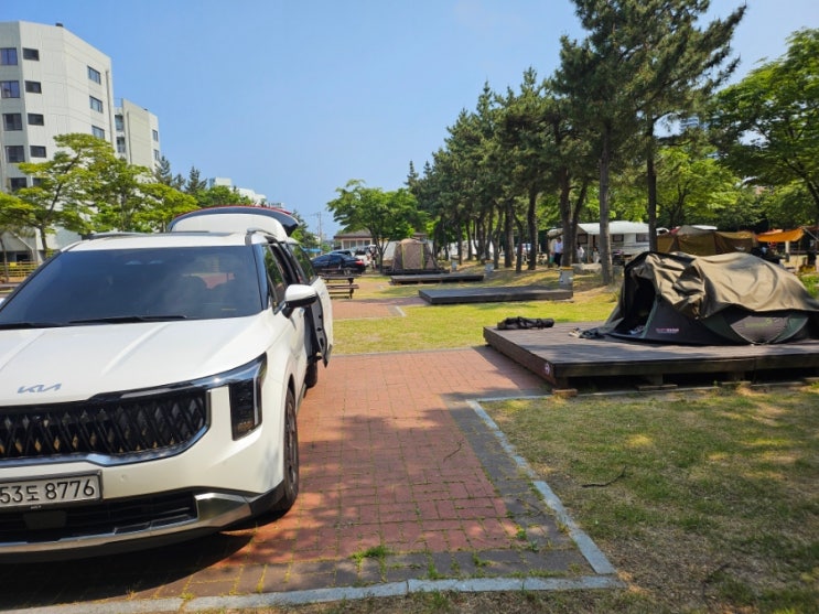  가족들 함께하기 좋은 속초해수욕장국민여가캠핑장