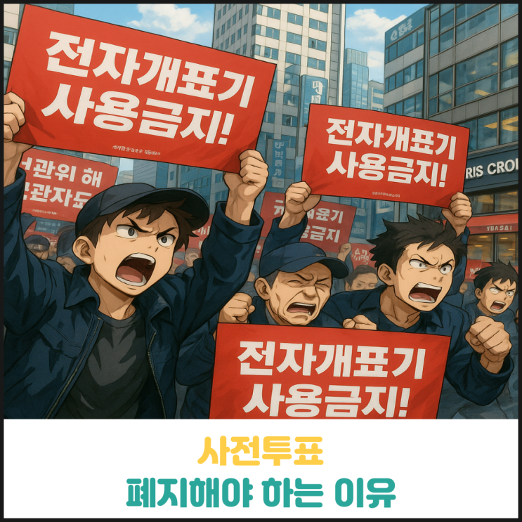 사전투표 폐지해야 하는 이유 사전투표 폐지해야 하는 이유
