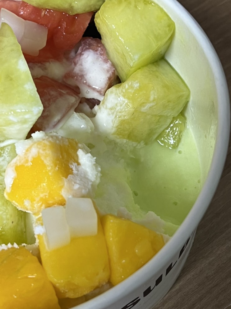  설빙 신메뉴 부평시장점 과일흠뻑화채설빙 가격 배달 포장 후기