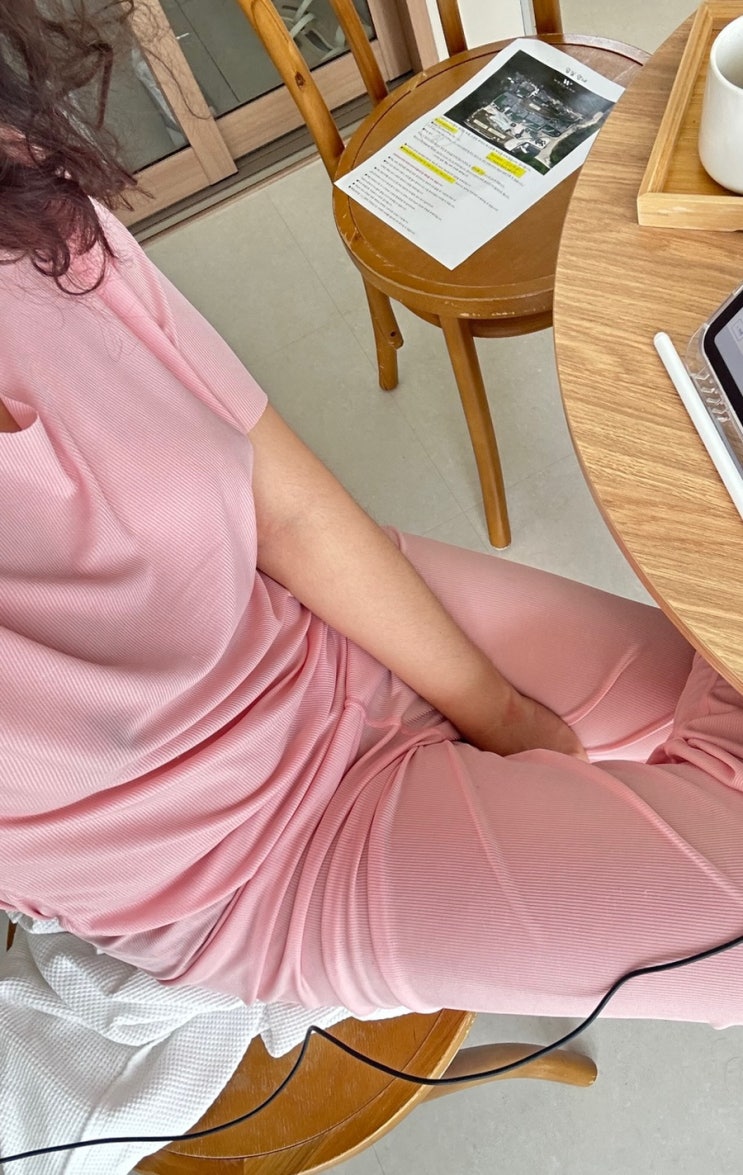  빅사이즈 반팔이라 더 편한 아이스쿨링홈웨어 집순이 최애템 등극