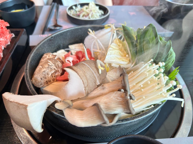  부천시청 맛집추천 스키야키 맛집 옥소반 부천시청점
