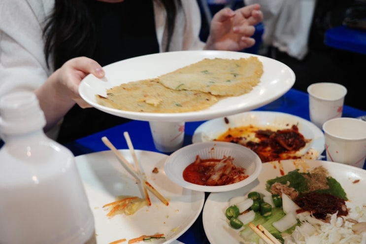  강릉 단오제 맛집 그린볼 파전과국시집 버드나무브루어리