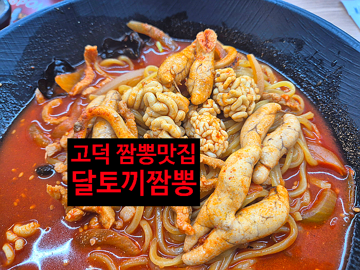  고덕짬뽕맛집 특별한 짬뽕이 있는 달토끼짬뽕 평택고덕2호점