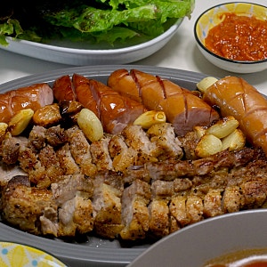 삼성 오븐레인지로 통삼겹 오븐구이 만들어 먹기