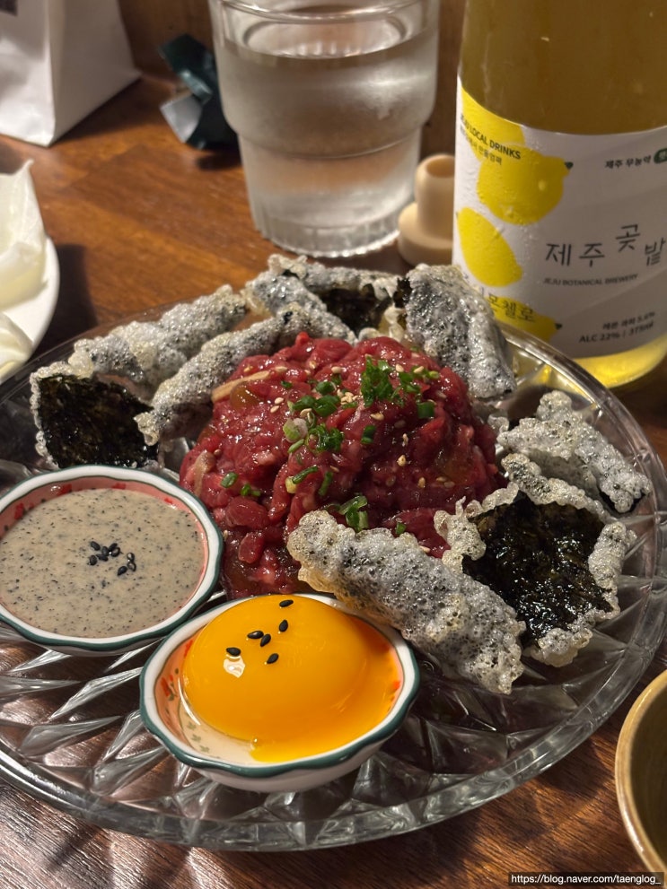  제주 함덕 해수욕장 2차하기 좋은 전통주 술집 추천 - 진파