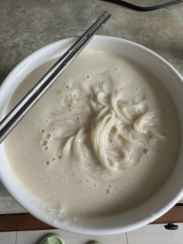  콩국수의 계절이 왔어요