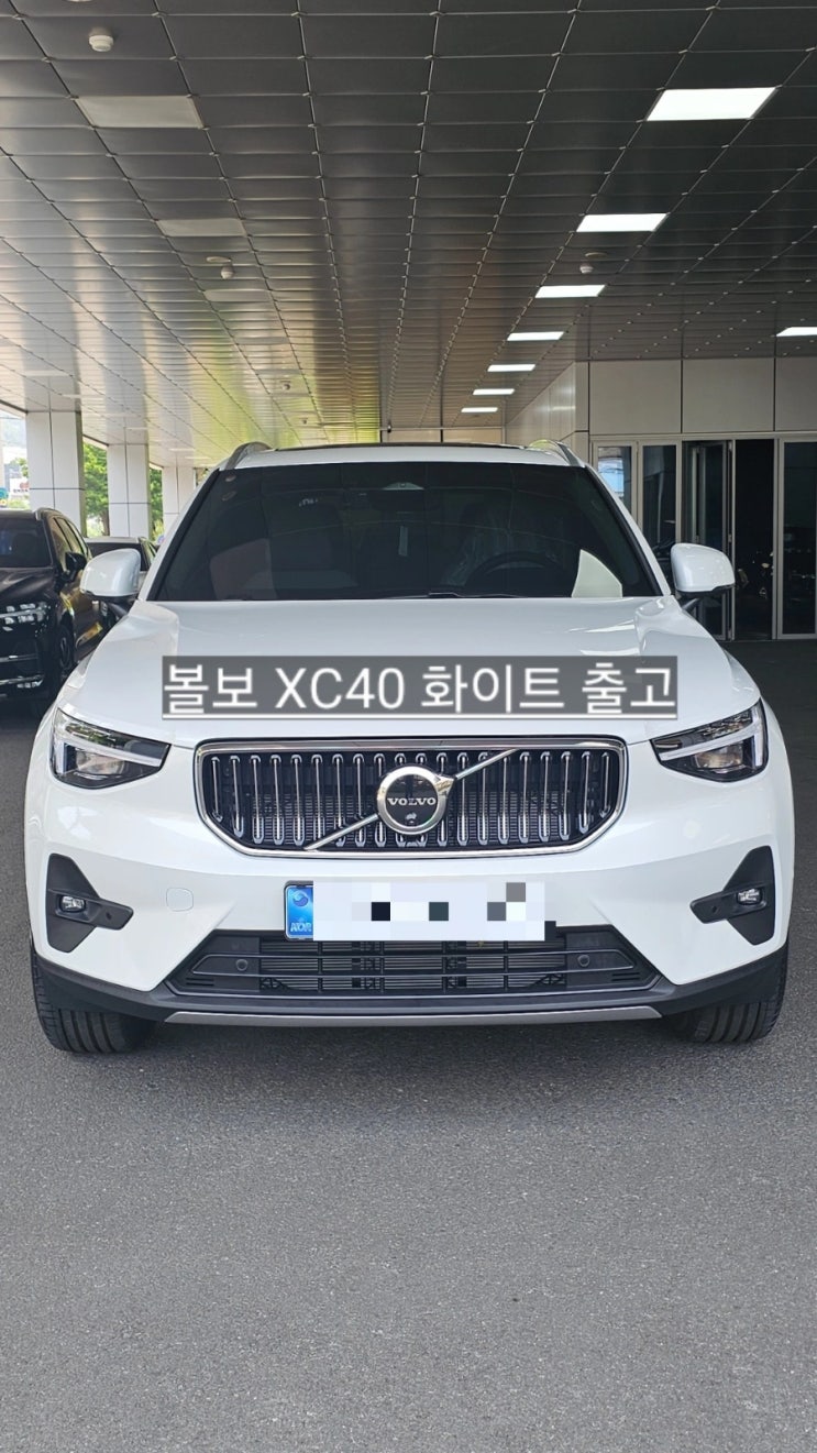 창원 볼보 전시장 XC40 화이트 출고 볼보 창원 이재훈 대리