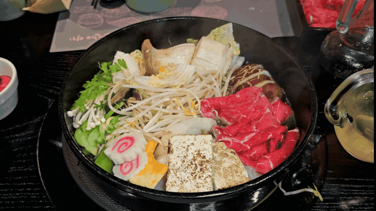  보라매공원맛집 무한리필 스키야키 옥소반 보라매공원점