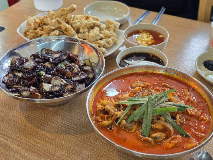  안산 상록수역 맛집 강릉 원조 교동 짬뽕 점심 메뉴 추천