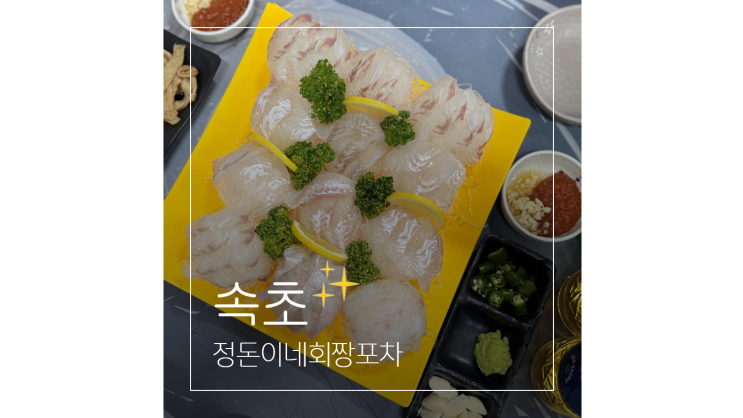  속초 해수욕장 술집 추천 ㅣ 현지인도 반한 오징어순대 맛집 정돈이네