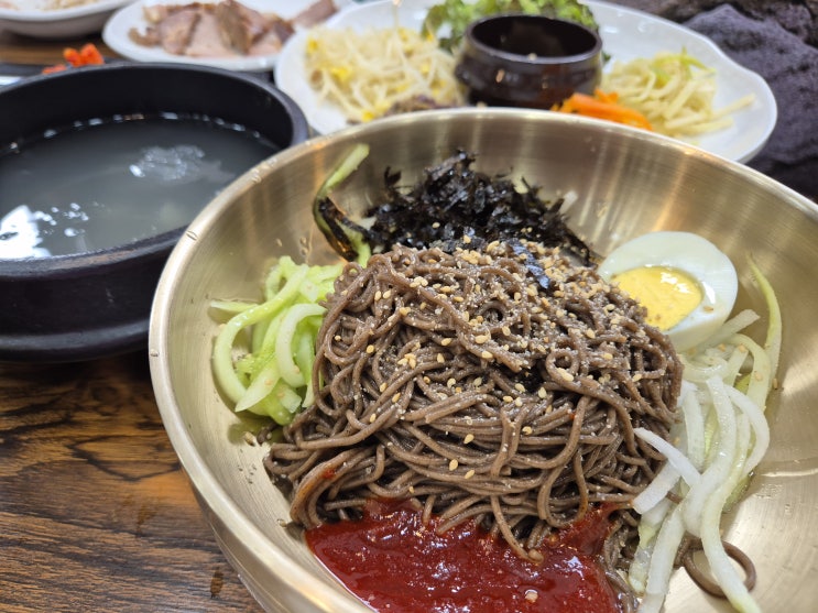  김포 막국수 맛집 백양막국수 보리밥도 주는 집