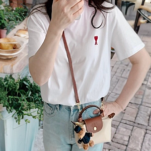 [핫딜중]QR코드 정품 인증된 아미카라티,아미반팔티 기본 티셔츠 끝판왕!