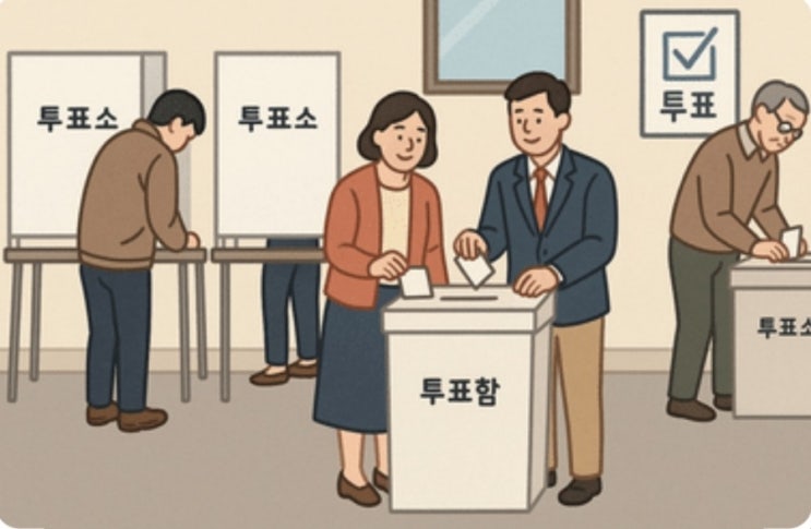 2025 <b>대선</b> 6월3일 저는 사전<b>투표</b> 완료! 우리의 소중한 한 표... 