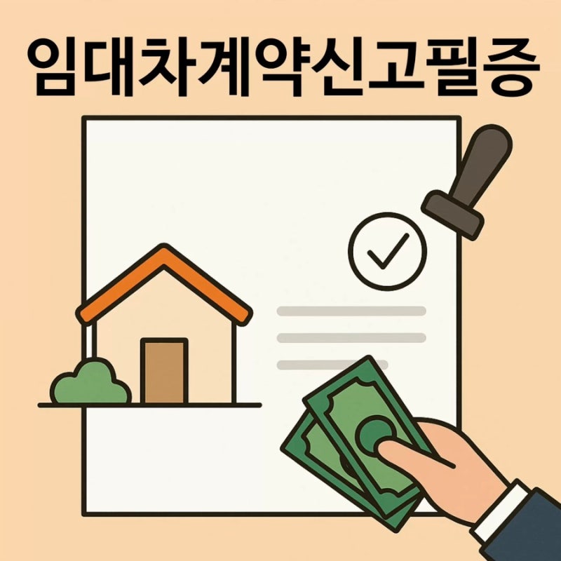 주택임대차계약신고필증 온라인 인터넷 발급 재발급 확정일자