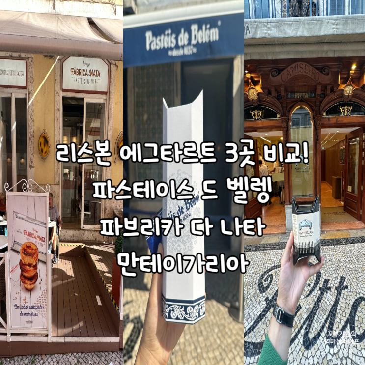  리스본 에그타르트 맛 비교분석, 어디가 맛있을까?
