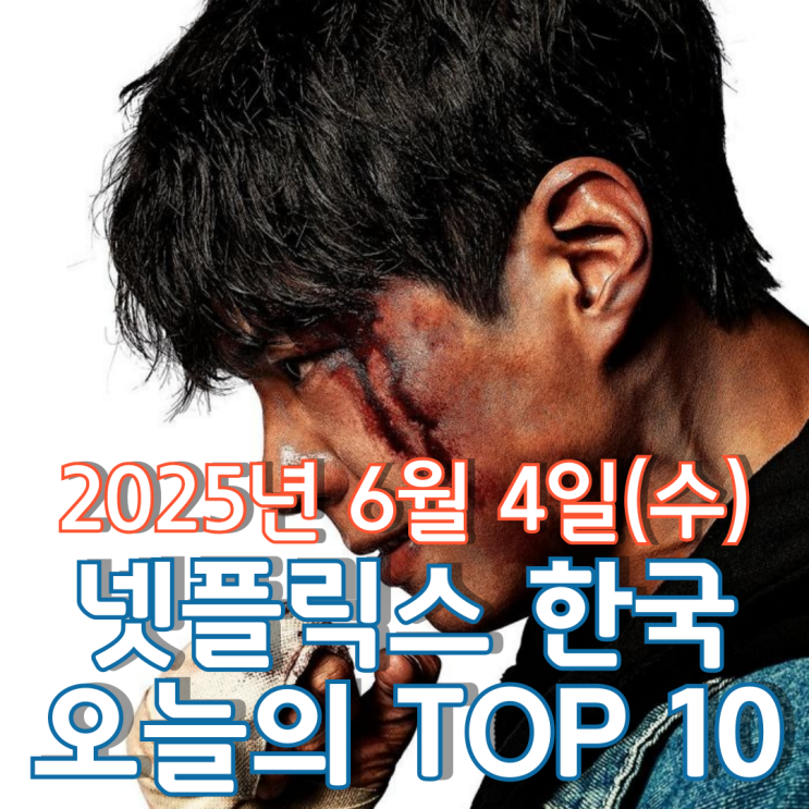  [넷플릭스 한국] 오늘의 TOP 10 - 2025년 6월 4일(수)