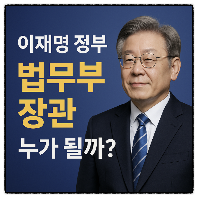 이재명 정부 법무부장관은 누가 될까? 거론되는 후보들 알아보기