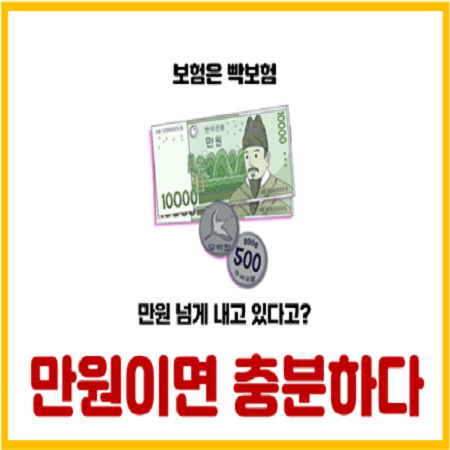  자가용운전자보험 만원이면 충분한 이유