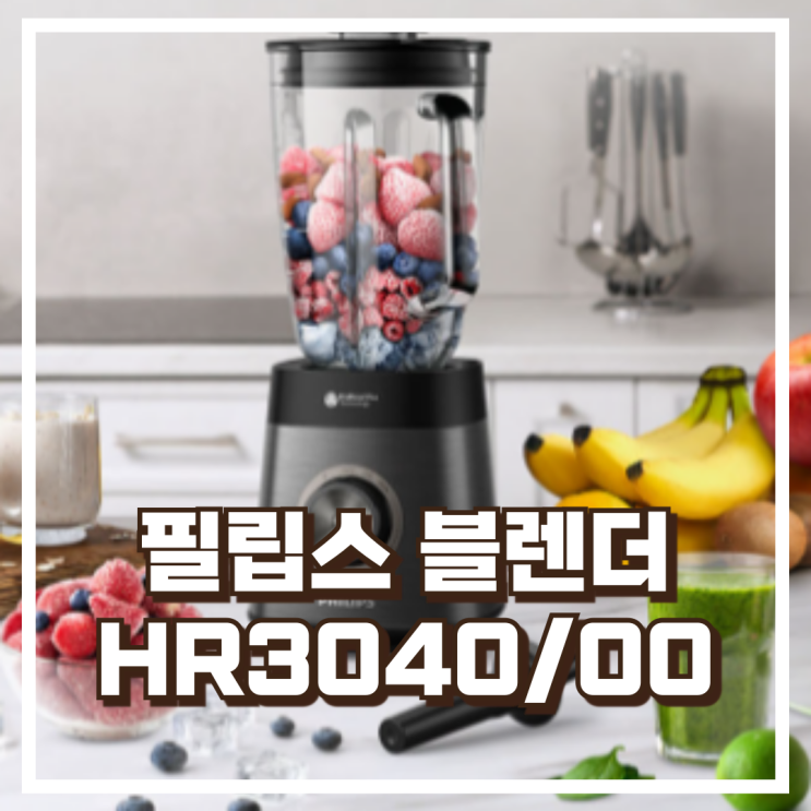  필립스 프로파워 블렌더 5000시리즈 HR3040/00 리뷰, 혜택가