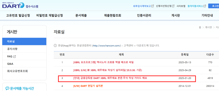  XBRL 데이터 품질을 강화하기 위하여 가이드 배포_금융감독원