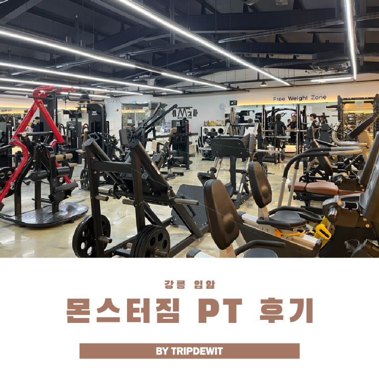  강릉 PT 잘하는곳 몬스터짐 헬스장 솔직후기