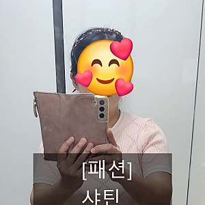 [패션] 샤틴 배색 포인트 니트 SET O252T964를 구입하다. (핑크색 투피스 옷)