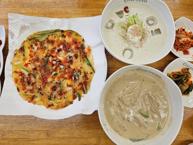  인천 간석동 칼국수 맛집 최부영칼국수 인천시청 콩국수