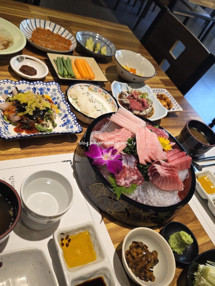  안산참치맛집 표고와사비 주는 퀄리티 좋은 신동신참치 본점