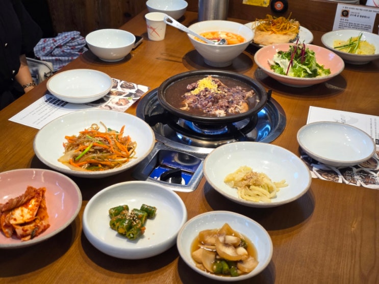  새솔동 맛집 건강밥상 심마니 송산점 놀이방 있는 한정식 식당