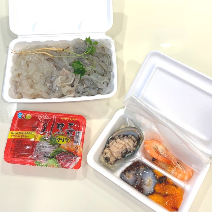  감포 맛집 부부수산 시장 근처 횟집 모듬회 2인 포장 리뷰