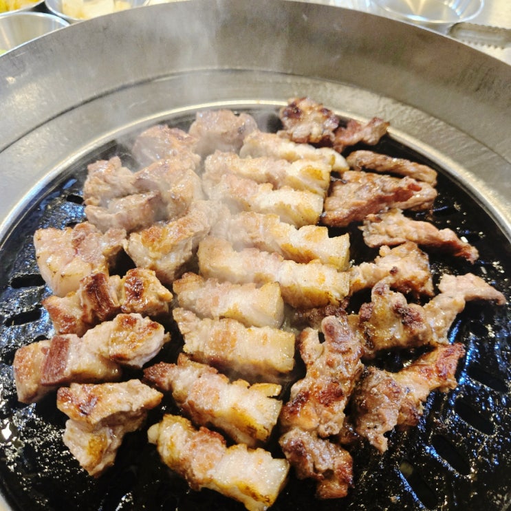 N차 방문 역곡역 고기집! 고기 구워주는 뻥쟁이네 역곡점