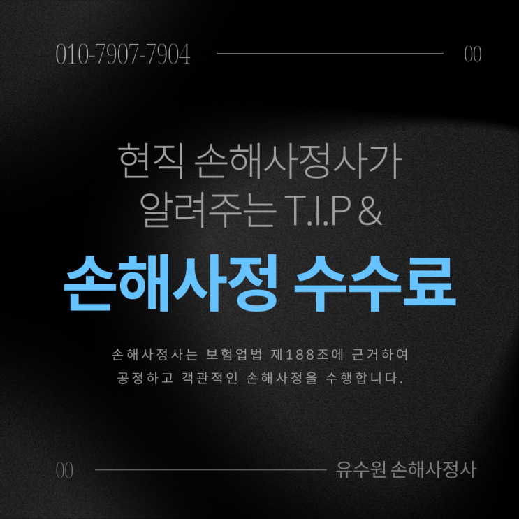  손해사정사 비용, 현직자가 모두 공개합니다. 이것만 Check