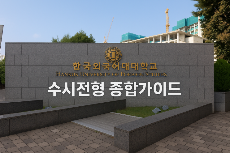 2026년 한국외국어 대학교 수시전형 준비를 위한 종합 가이드 2026년 한국외국어 대학교 수시전형 준비를 위한 종합 가이드
